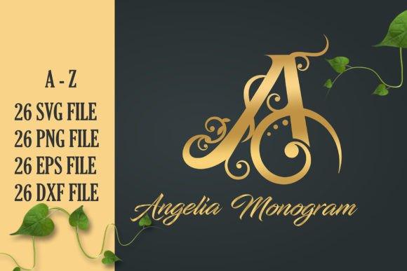 Angelia Monogram: A Luxurious Editorial Display Font