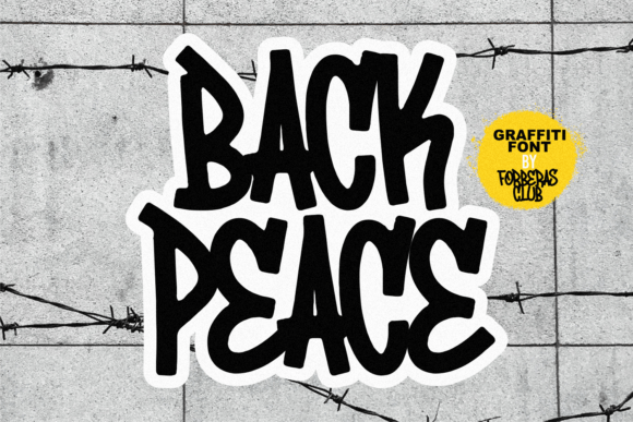 Back Peace: A Strong Display Typeface for Editorial Design