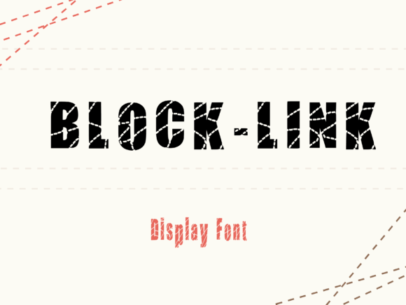 Block-link: A Bold Display Font That Makes Your Brand Stand Out