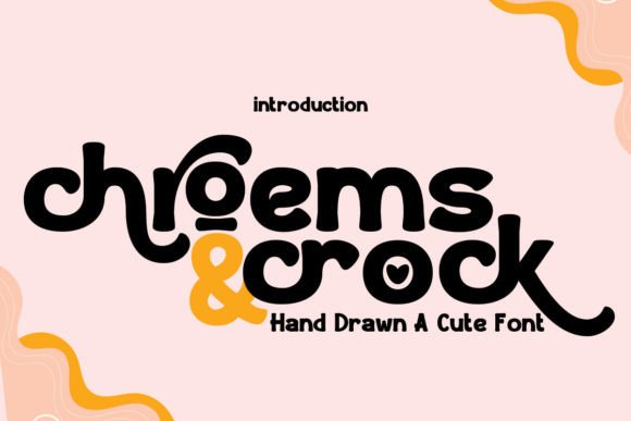 Chroems and Crock: A Playful Display Typeface for Editorial Design