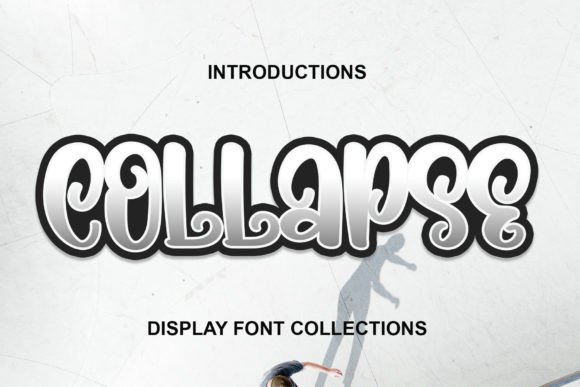 Collapse Display Font: Bold, Playful Type for Makers
