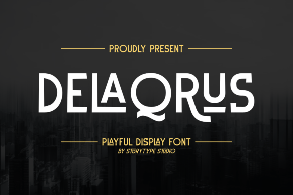Delaqrus: A Serif Display Font That Elevates Campaign Headlines