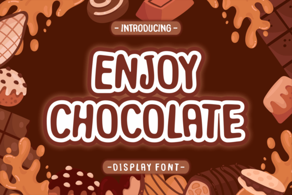 Enjoy Chocolate Font: A Rich, Scroll-Stopping Display Typeface