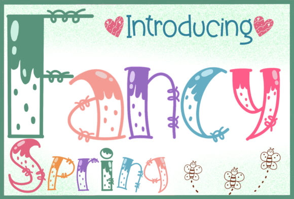 Fancy Spring: A Playful Display Font for Web Designers