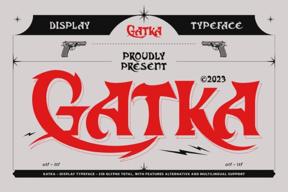 Gatka: A Bold Display Font That Makes Product Designs Feel Alive