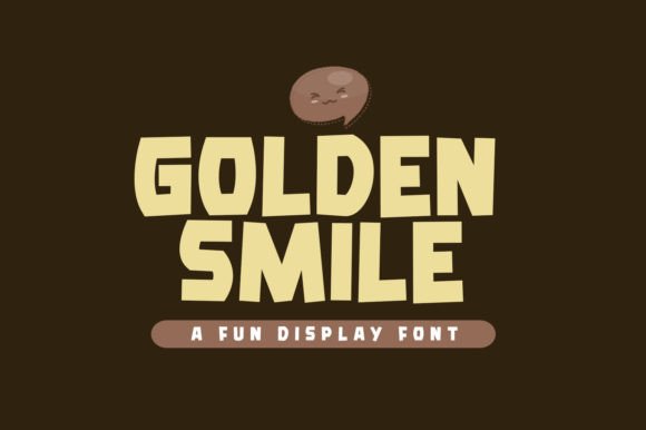 Golden Smile: A Playful Display Font That Brings Joy to Branding