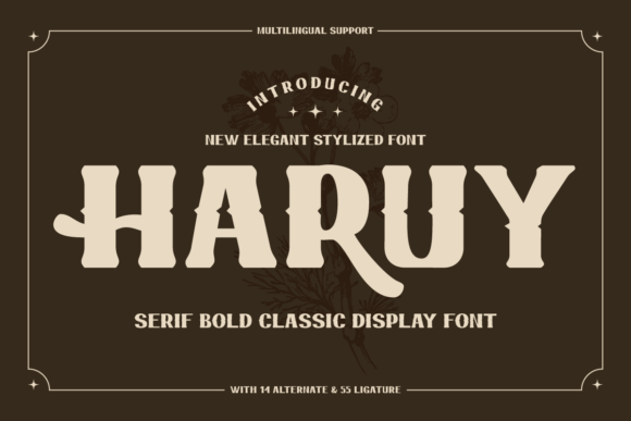 Haruy: A Modern Typeface That Elevates Handmade Products