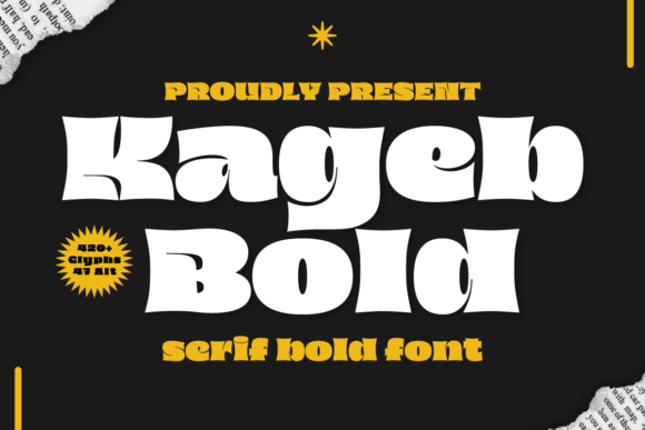 Kageb Bold: A Display Font Built for Bold Brand Statements