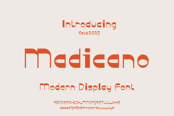 Madicano: A Bold Display Font for Scroll-Stopping Brand Content