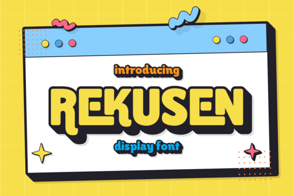 Rekusen: A Modern Display Font for Editorial Design