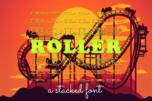 Roller Font Adds Playful Charm to Handmade Goods
