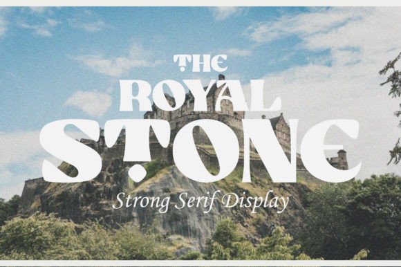 Royal Stone: A Display Font for Bold Editorial Design