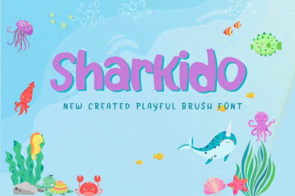 Sharkido: A Playful Display Font for Vibrant Web Design