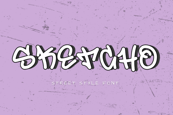 Sketcho: A Bold Graffiti-Inspired Display Font for Branding Projects