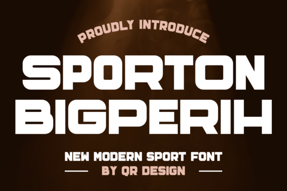 Sporton Bigperih: A Display Font with Raw Branding Energy