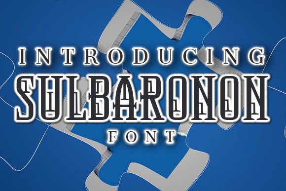 Sulbaronon: A Cheerful Futuristic Font for Editorial Design