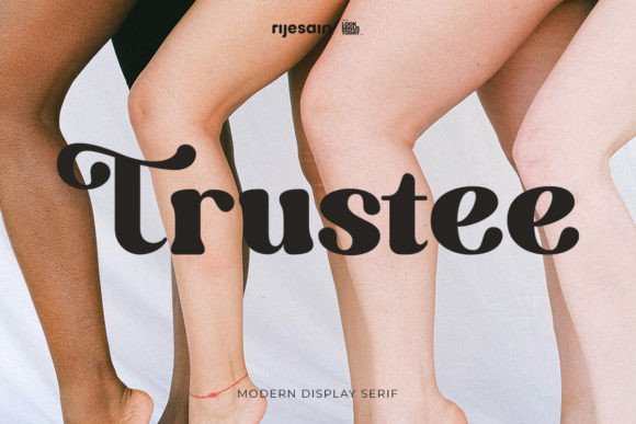 Trustee: A Display Font That Sharpens Campaign Messaging