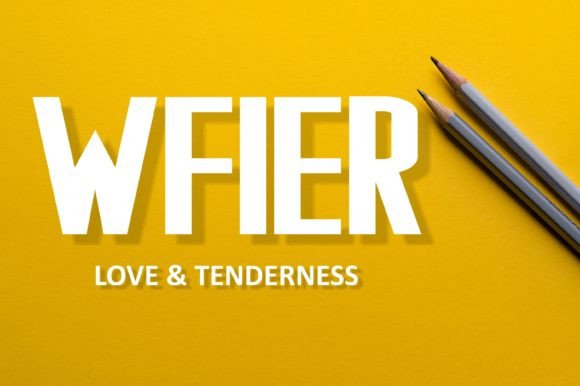 Wfier: A Friendly Display Font That Makes Your Brand Feel Intentional